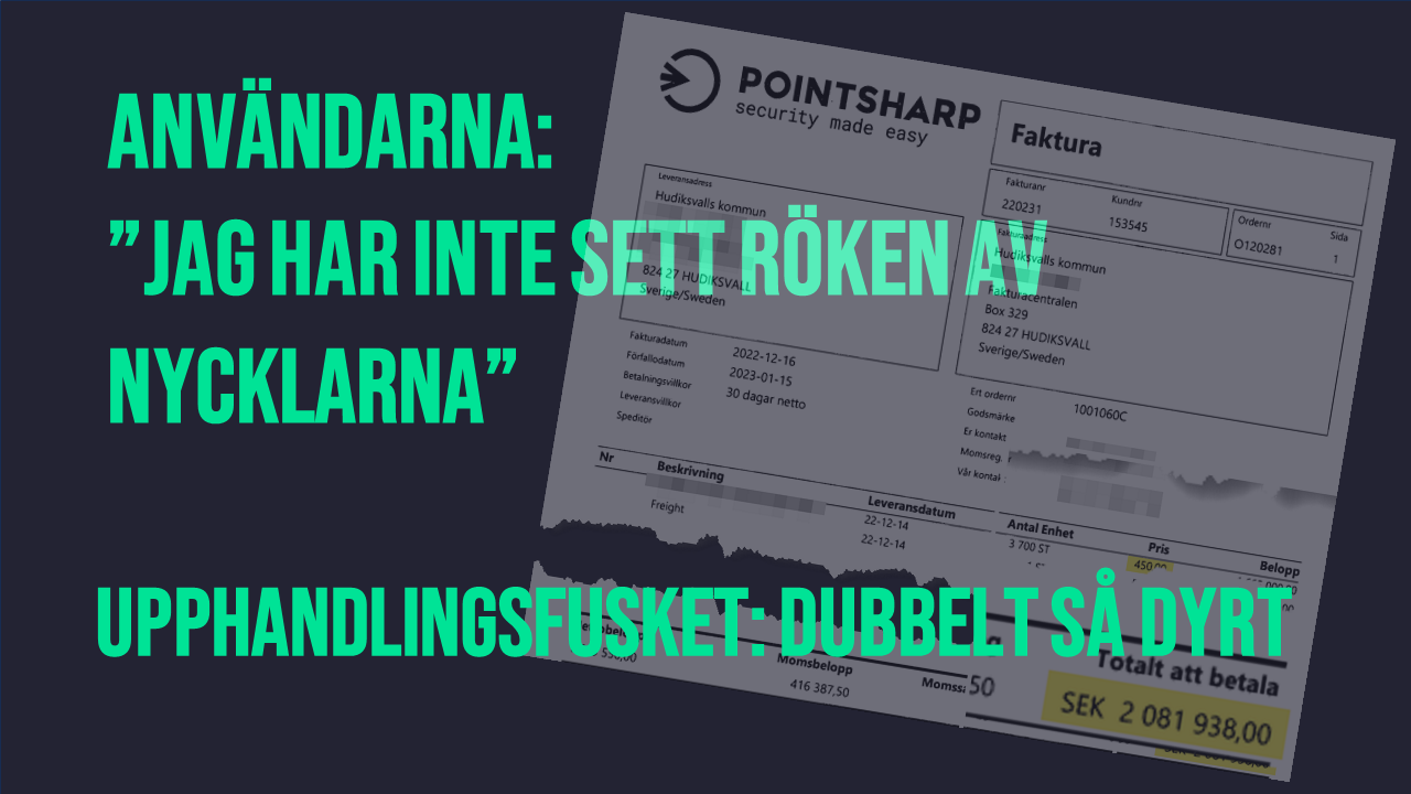 Upphandlingsfusket: Min granne säljer säkerhetsnycklar till dubbla priset
