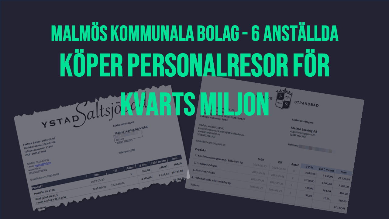 Malmös leasingbolag med 6 anställda köper personalresor för kvarts miljon