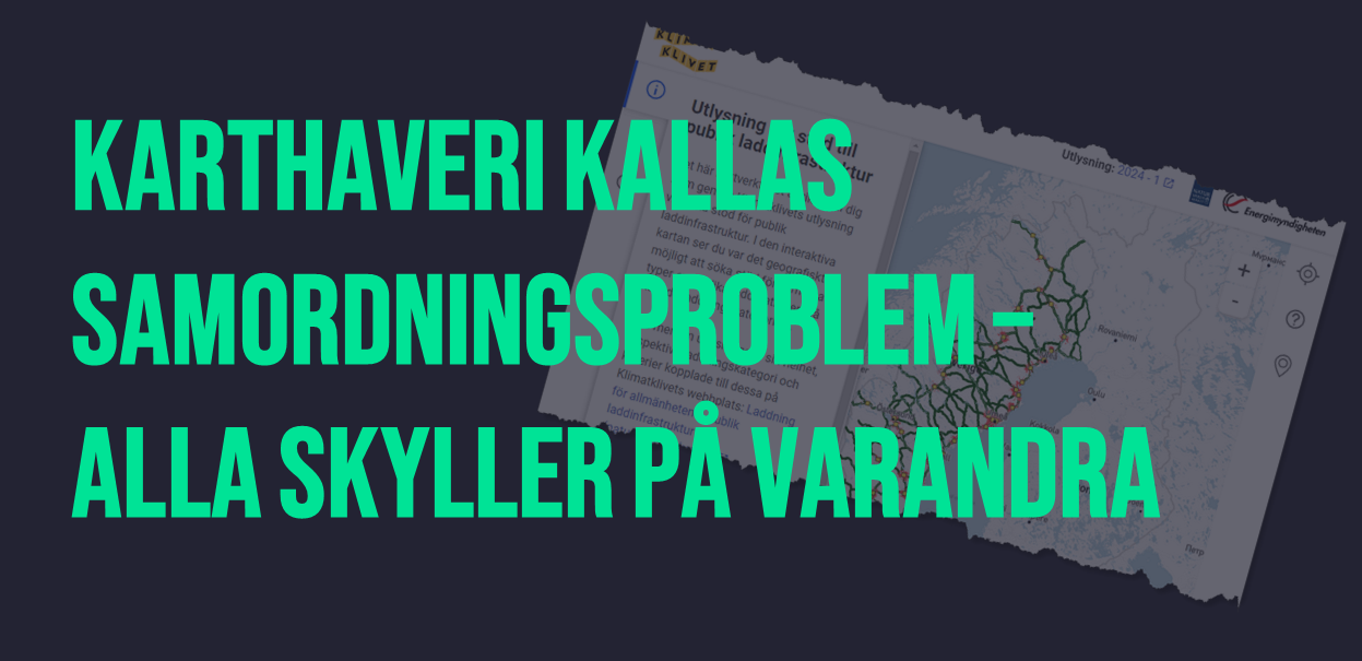 Karthaveri kallas samordningsproblem - alla skyller på varandra