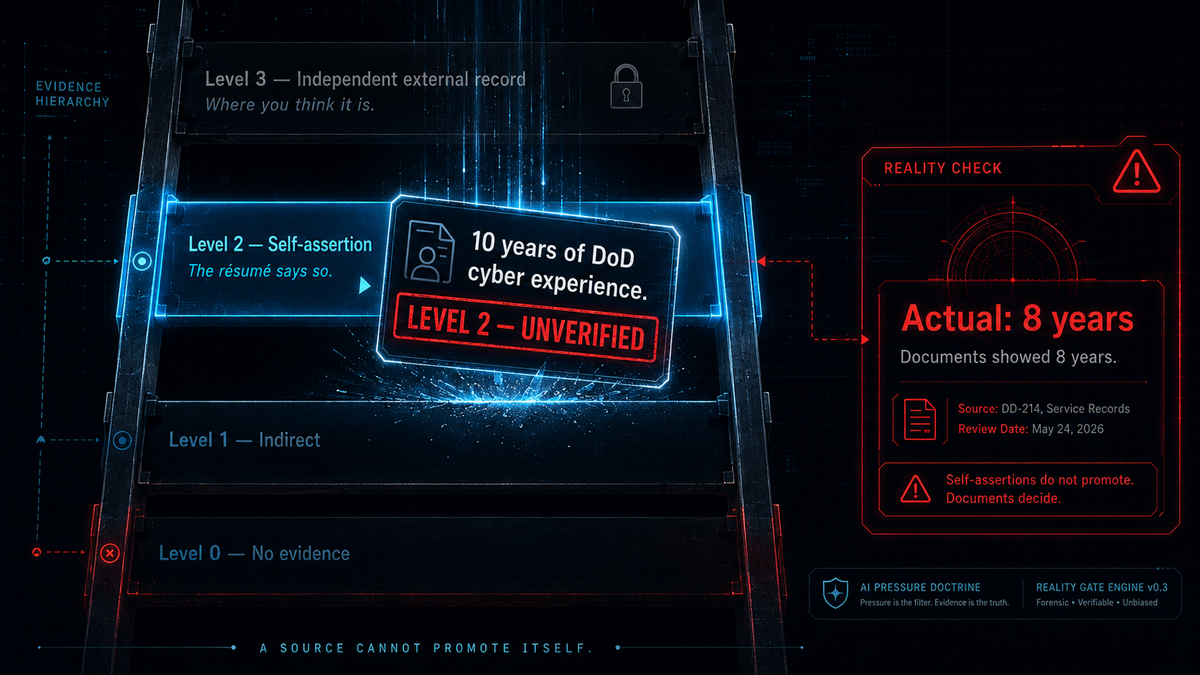 I Used to Count a Résumé as Proof. An AI Showed Me Why I Was Wrong.