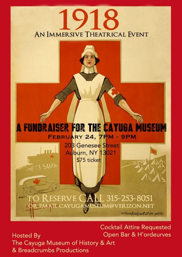 Auburn, New York: 1918: A Fundraiser