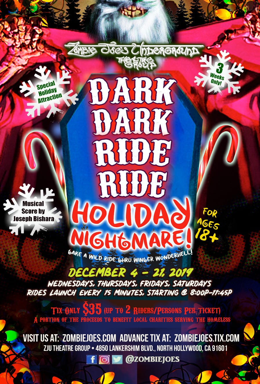 LA: DARK-DARK-RIDE-RIDE: Holiday Nightmare!