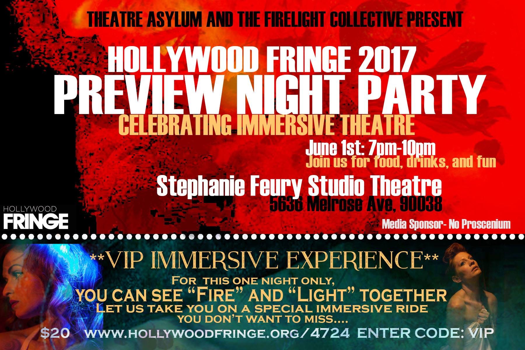 Hollywood Fringe Preview Party: Immersive Kickoff