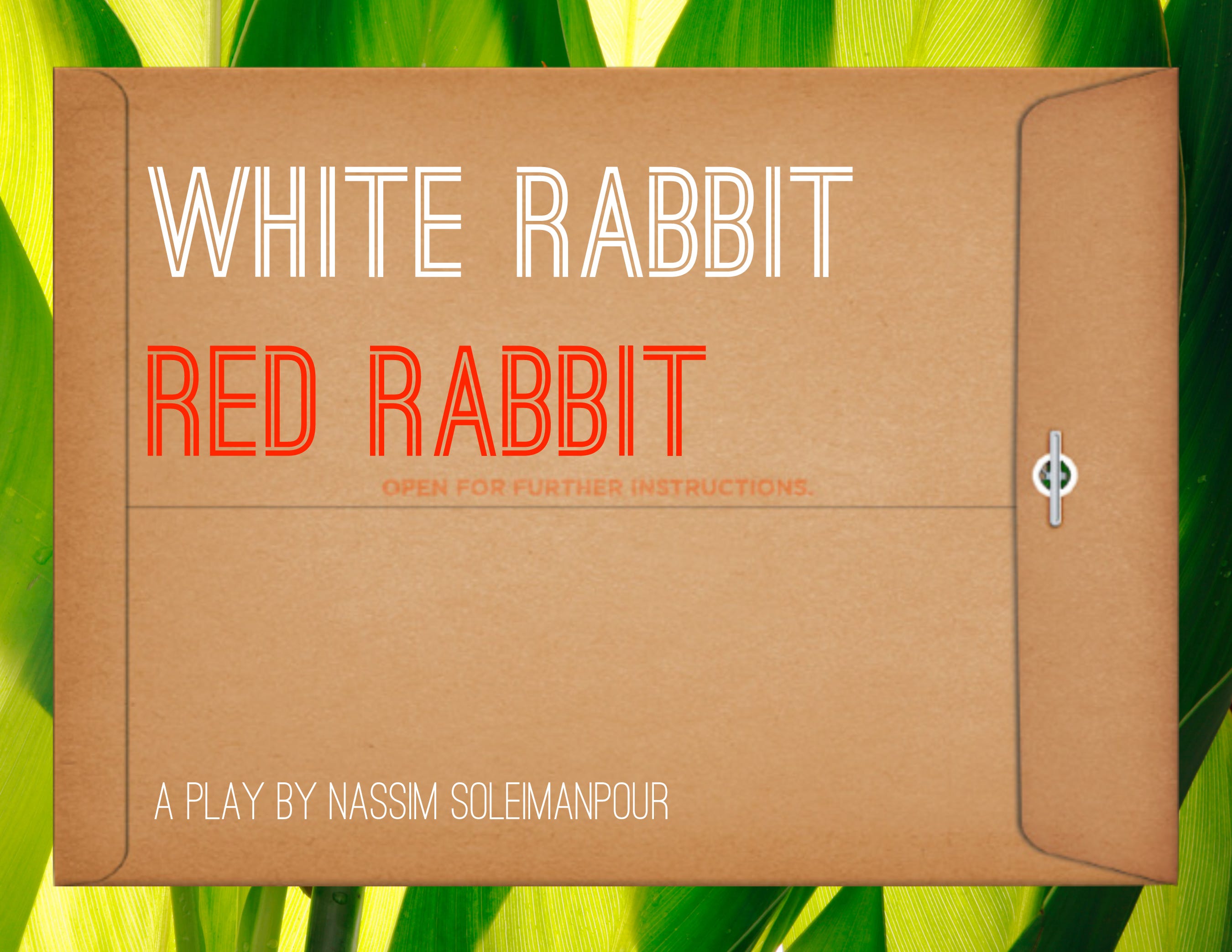 The Play As Code: ‘White Rabbit, Red Rabbit’ (REVIEW, LAX Fest 2016)