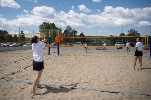 Sandbox: sportos homoktenger a  sportközpontnál