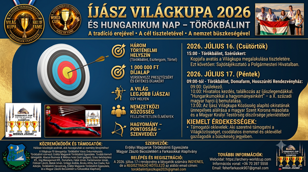 Íjász Világkupa 2026 és Hungarikum Nap Törökbálinton