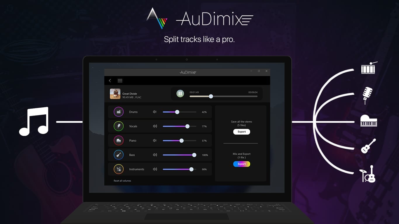 AuDimix: separar música nunca foi tão fácil