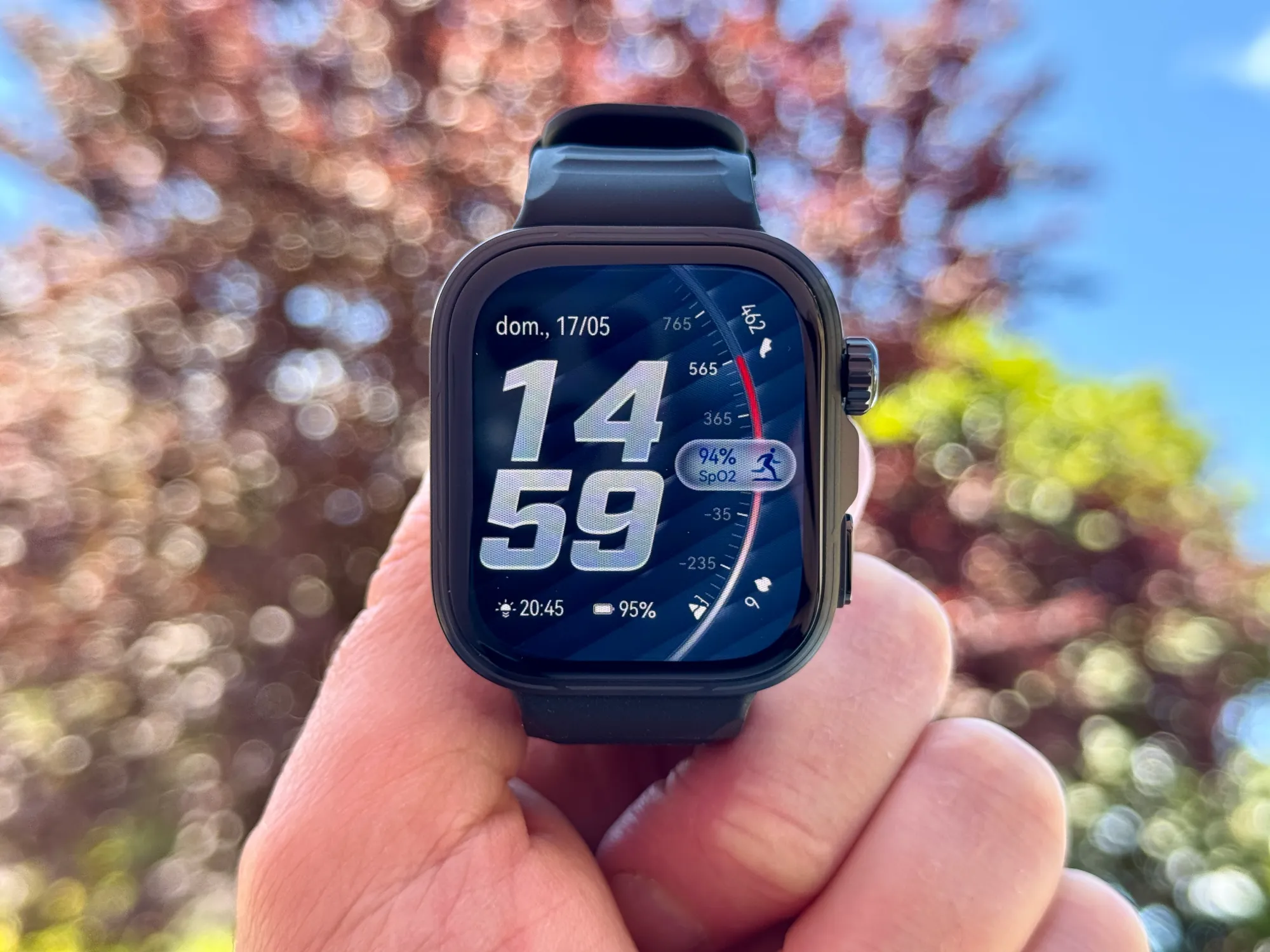 Ecrã do Huawei Watch Fit 5 Pro.