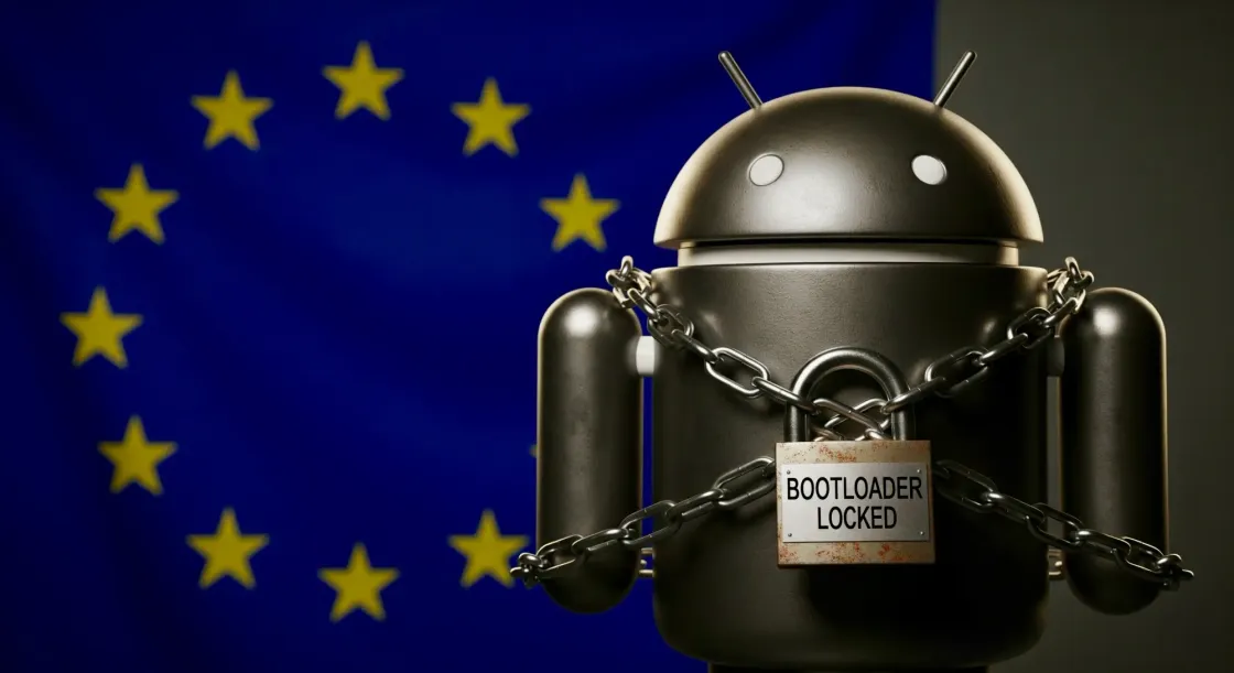 UE proíbe o desbloqueio do bootloader nos dispositivos Android.