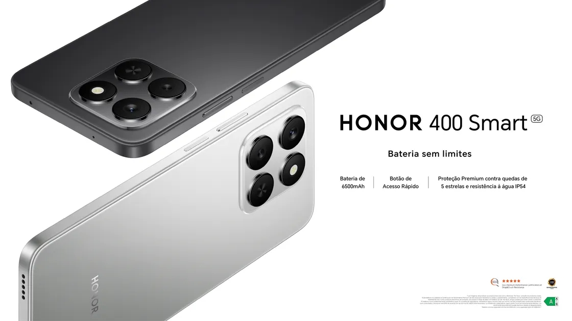 HONOR 400 Smart é oficial: conhece a aposta da marca em resistência e IA