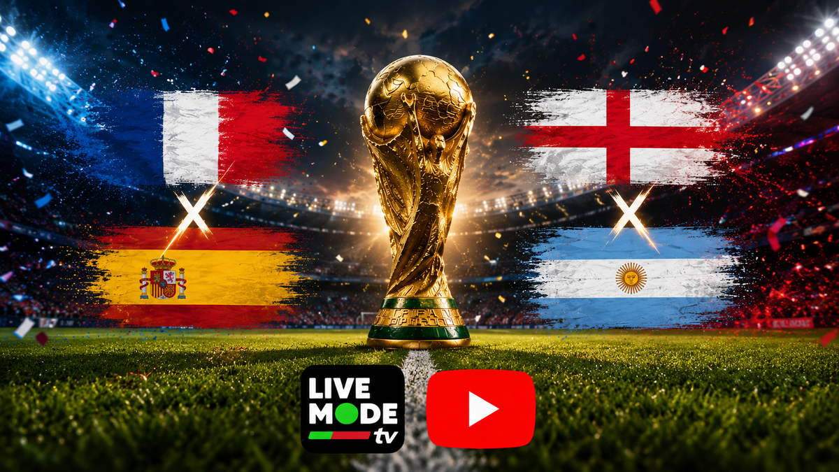 LiveMode TV – as datas e horas das meias-finais do Mundial 2026
