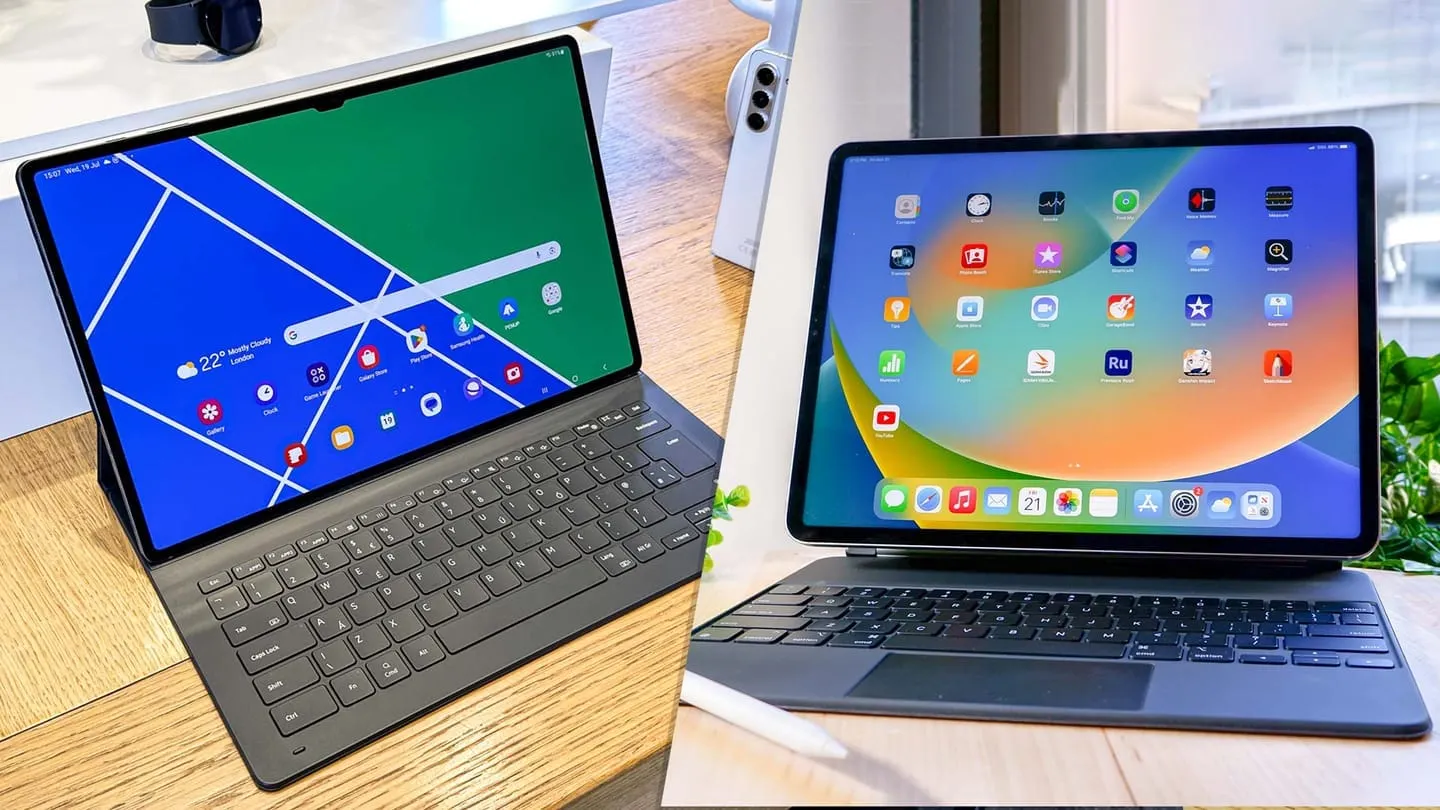 E agora? Samsung Galaxy Tab S9 Ultra ou iPad Pro 12,9"?
