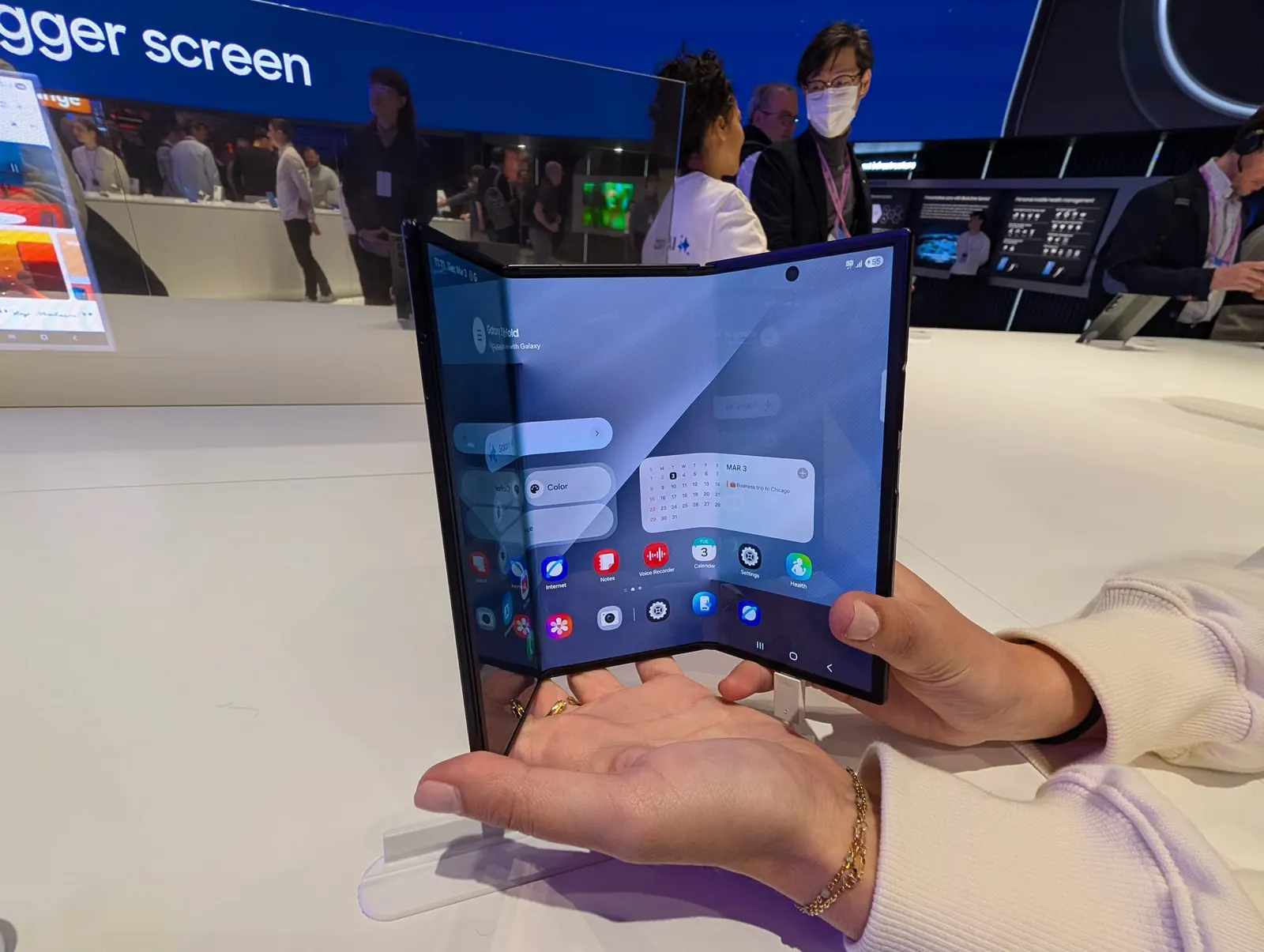 MWC 2026: estivemos com o novo Samsung Galaxy Z TriFold!