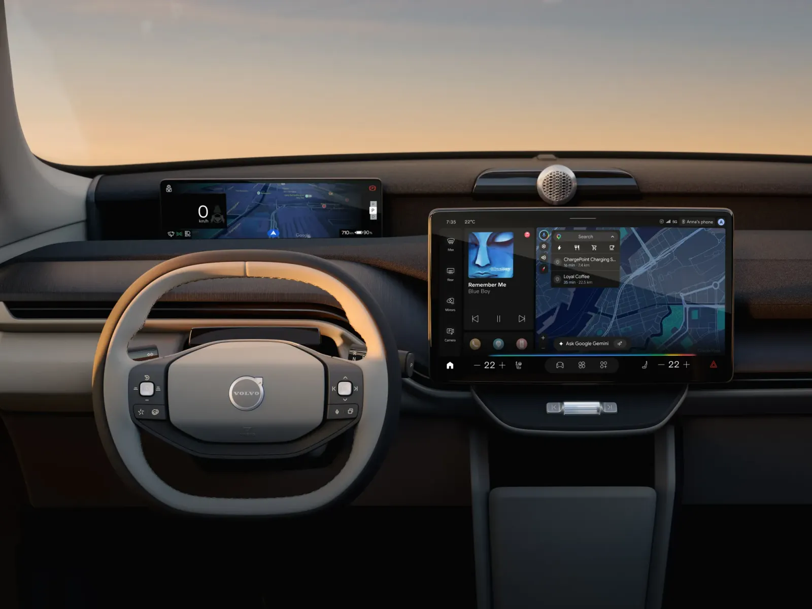 Volvo prepara chegada do Google Gemini aos seus carros
