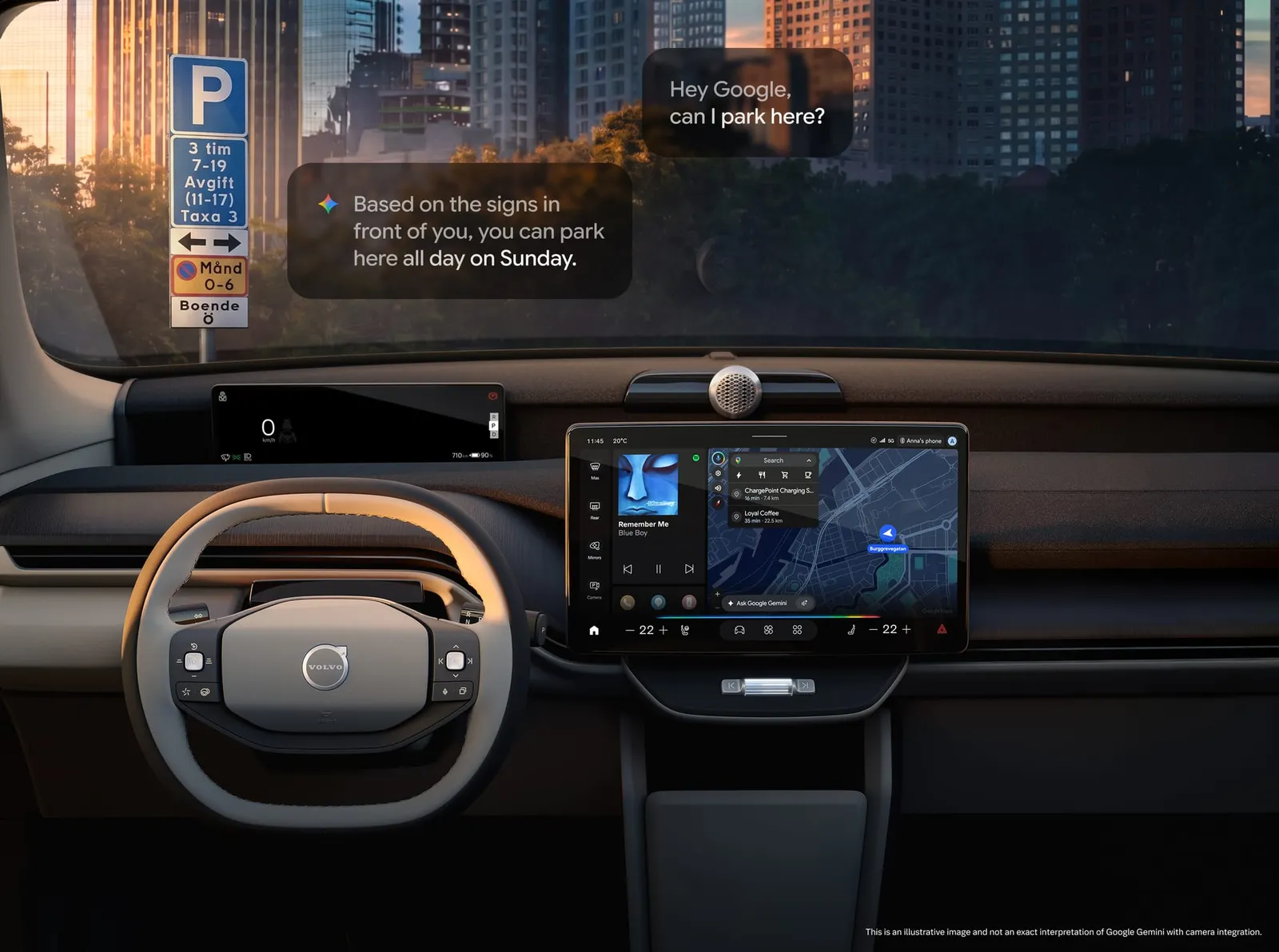 Volvo prepara chegada do Google Gemini aos seus carros