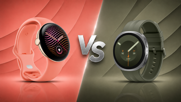 Google Pixel Watch 5 vs Samsung Galaxy Watch9: qual vale mais a pena?