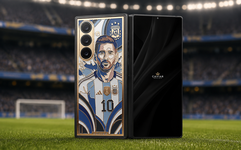 Galaxy Z Fold8 Ultra ganha edição de luxo inspirada em Messi que custa mais de 11 mil euros