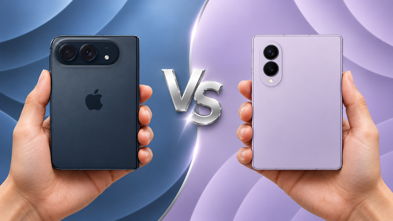 Apple iPhone Duo vs Samsung Galaxy Z Fold8: qual vale mais a pena?