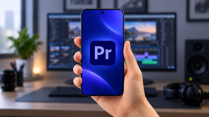 Adobe Premiere chega ao Android com edição em 4K e ferramentas de IA