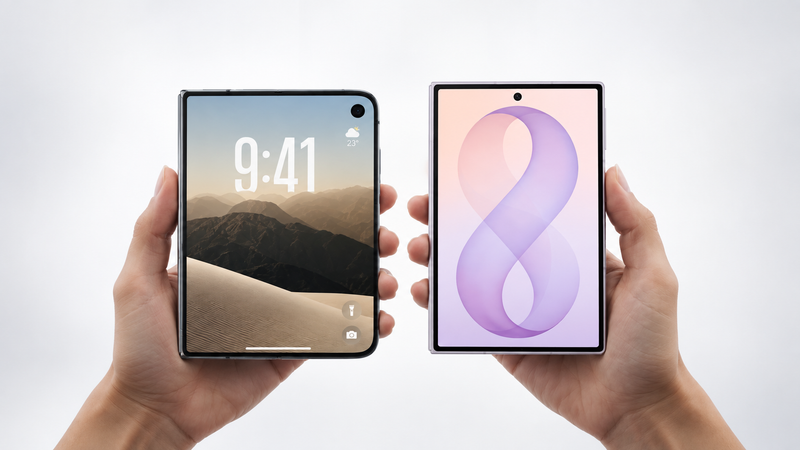 iPhone Duo tem uma vantagem que o Galaxy Z Fold8 perdeu