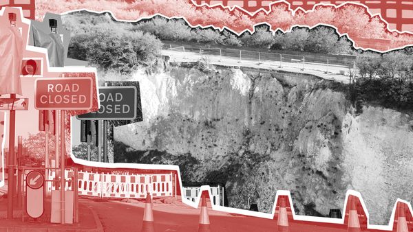 The road that fell off the map