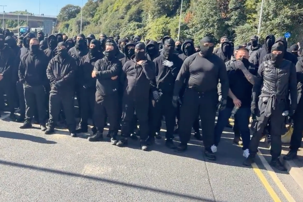 How did a masked far-right mob block Dover for hours without a single arrest?