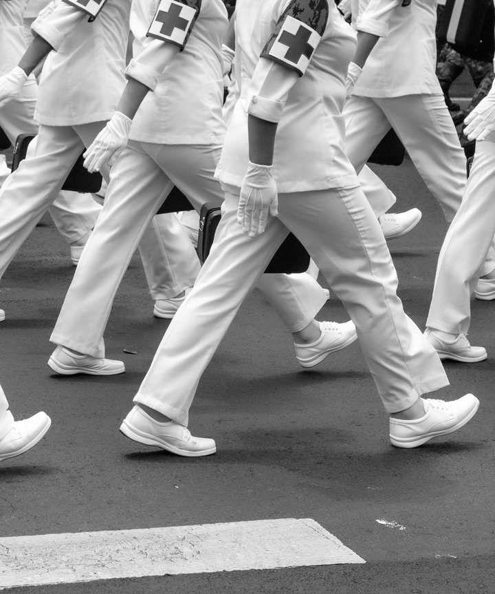 White Nursing Shoes