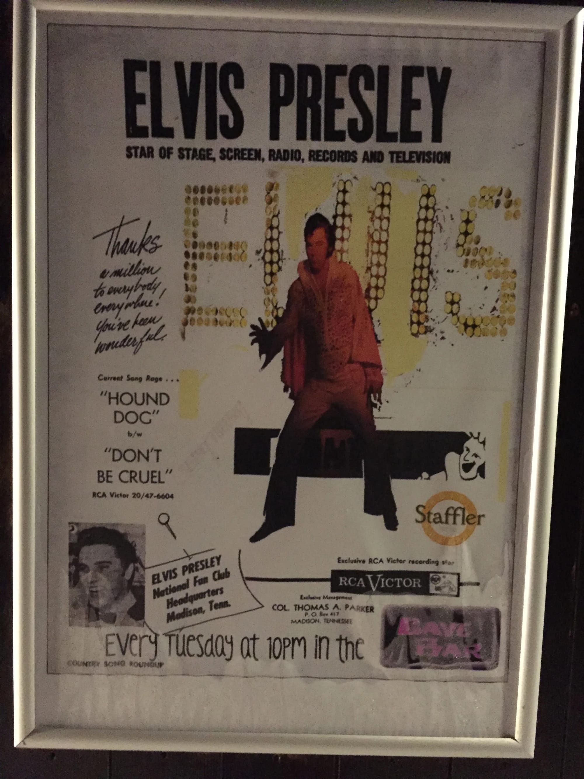 Photo by Author — Elvis at the Cave Bar, Niederau, Austria