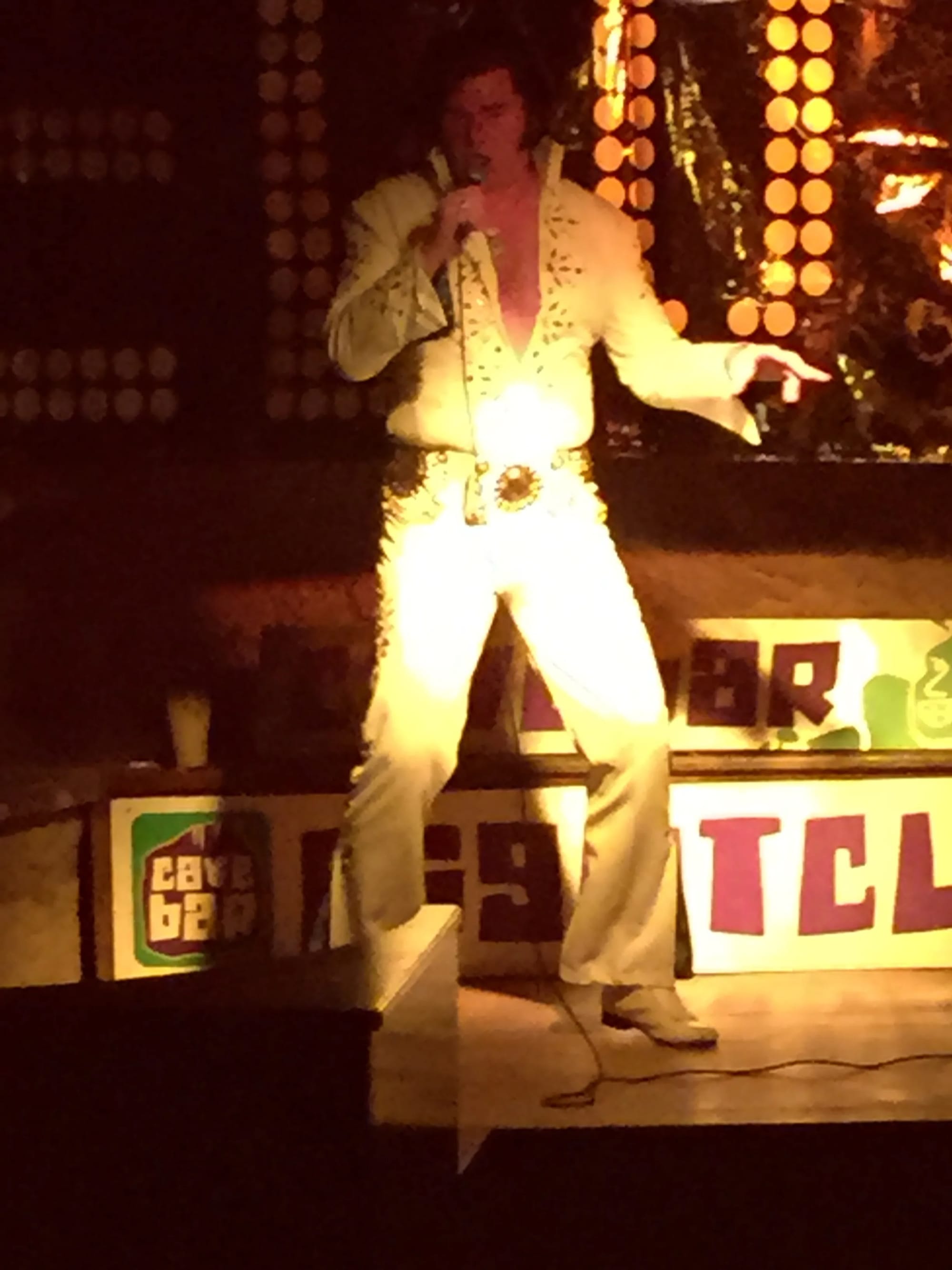 Photo by Author — Elvis at the Cave Bar, Niederau, Austria