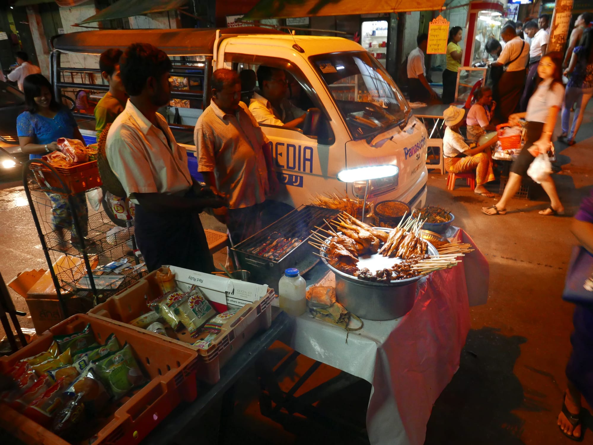 Photo by Author — Local satay stand