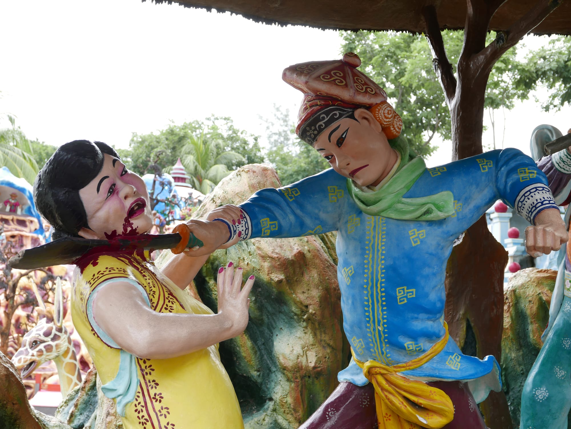 Photo by Author — violence — Haw Par Villa, Singapore