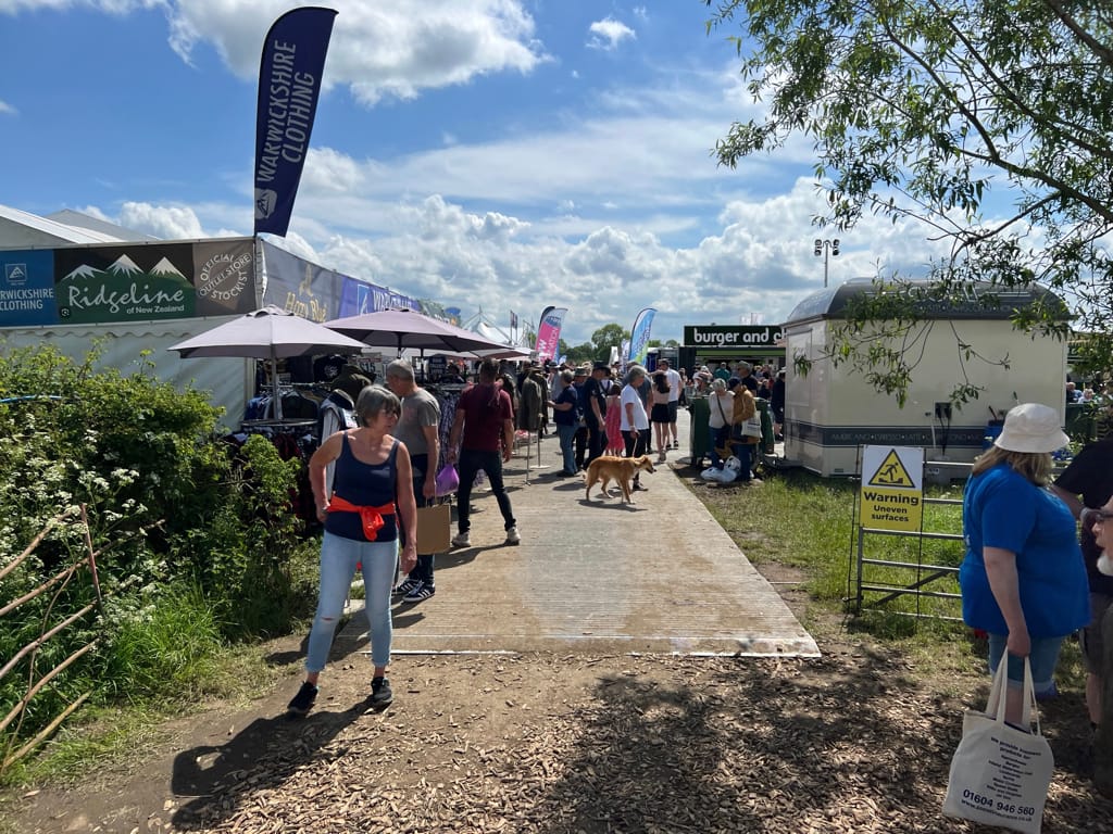 Photo by Author — through to the show ground