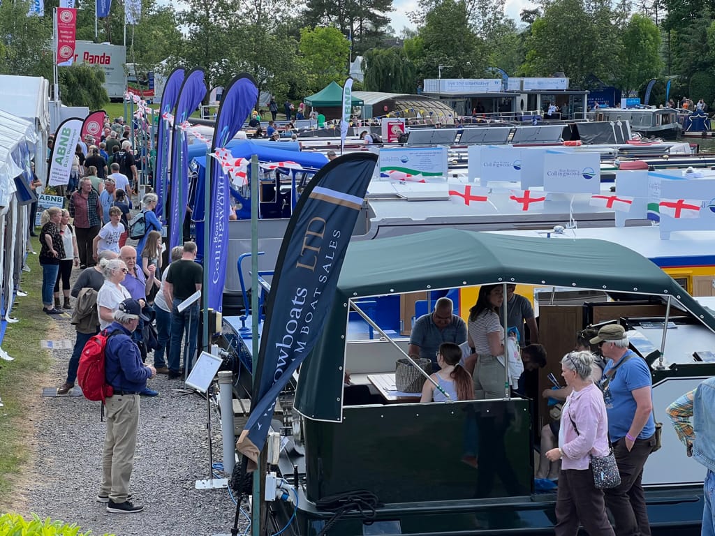 Photo by Author — the boats — all shapes and sizes