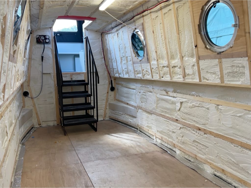 Photo by Author — inside a sail-away