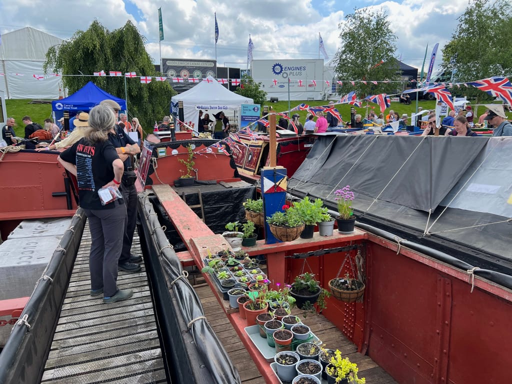 Photo by Author — vintage narrowboats