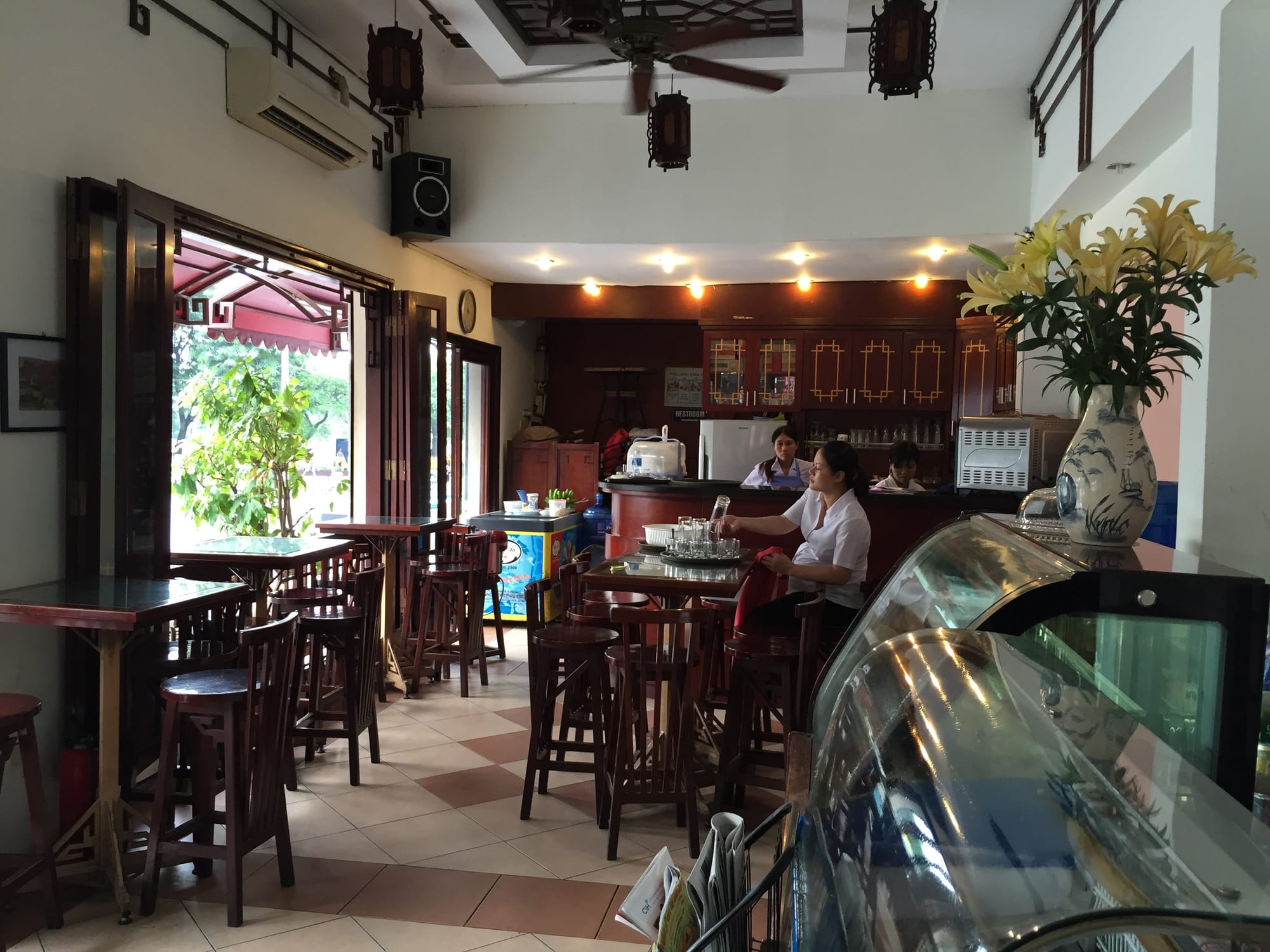 Photo by Author — coffee at Thủy Tạ, 1-6 Lê Thái Tổ, Hoàn Kiếm, Thành Phố Hà Nội, Hanoi, Vietnam