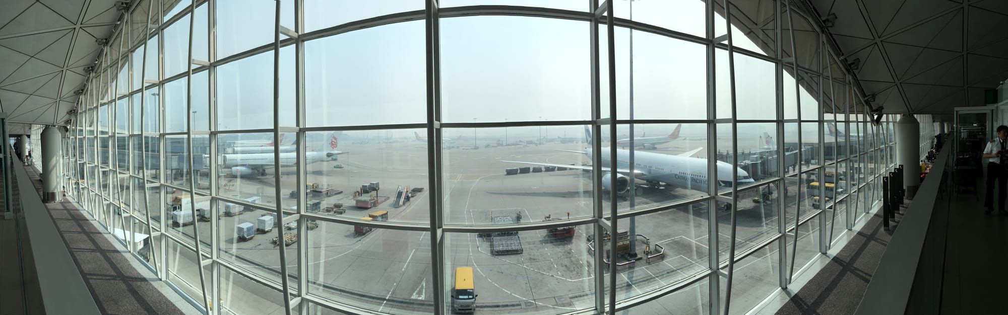 Photo by Author — Hong Kong through the smog