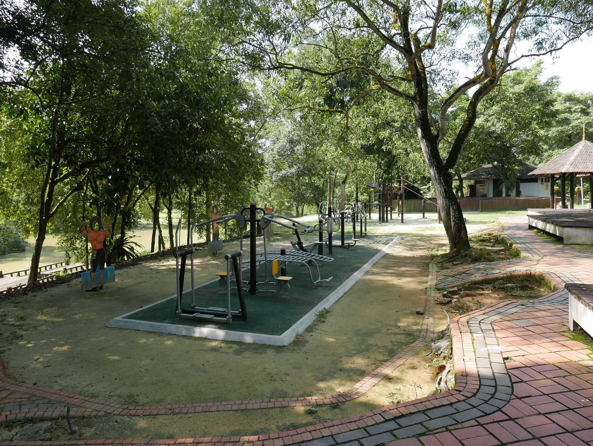 Photo by Author — exercise area — Hutan Bandar, Johor Bahru, Johor, Malaysia