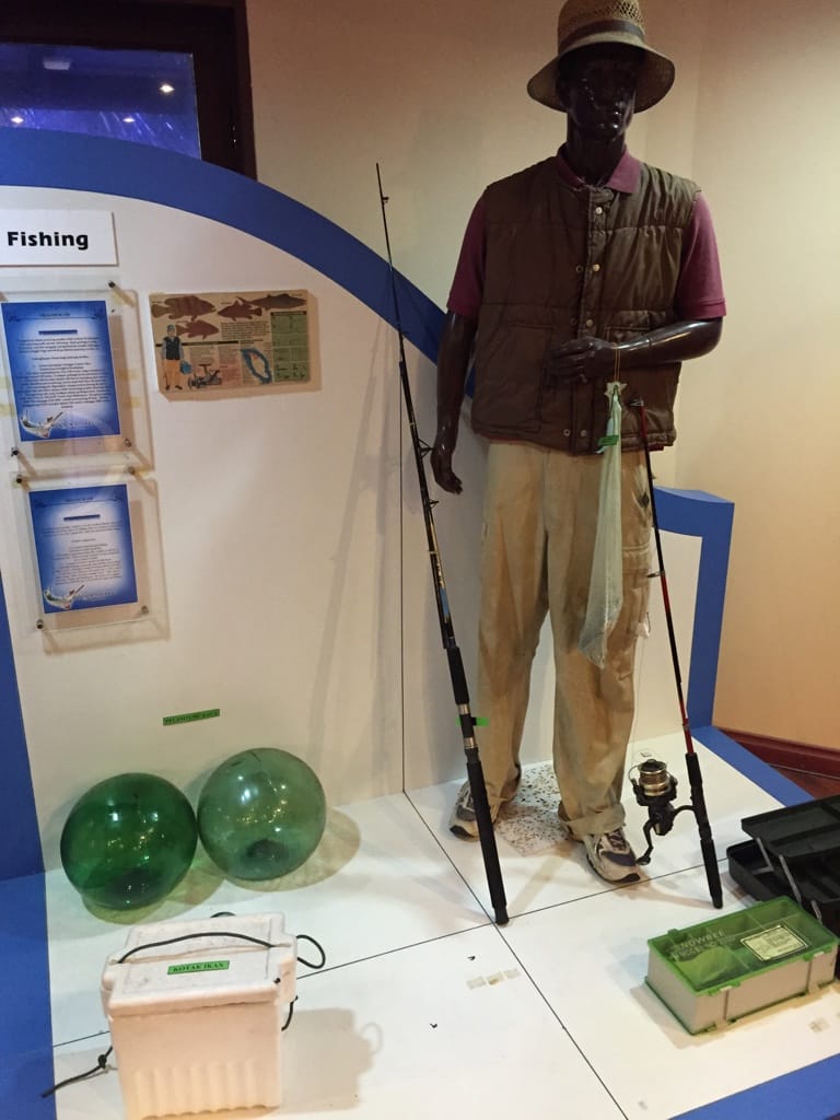 Photo by Author — a fisherman — Fishing Museum, Tanjung Balau Beach, Kota Tinggi, Johor, Malaysia