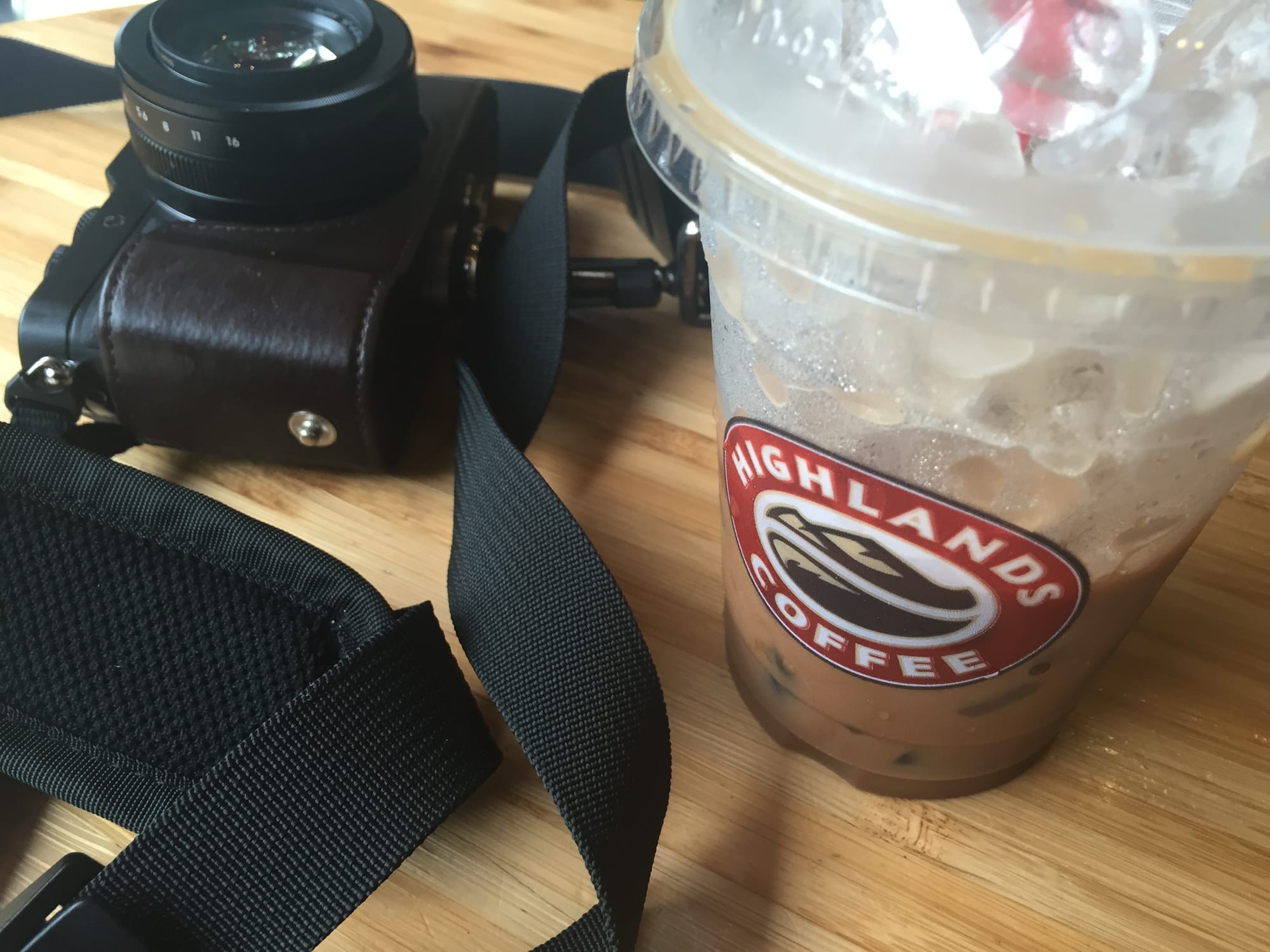 Photo by Author — coffee at Highlands Coffee, Hanoi, Vietnam