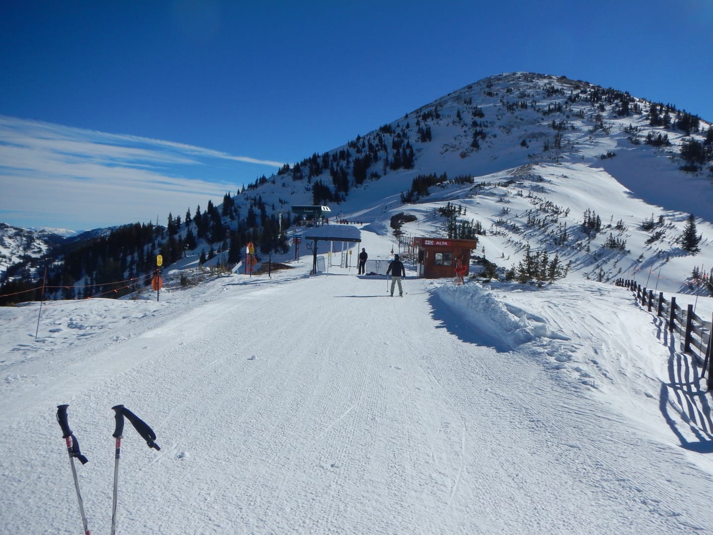 Photo by Author — Alta / Snowbird crossover point