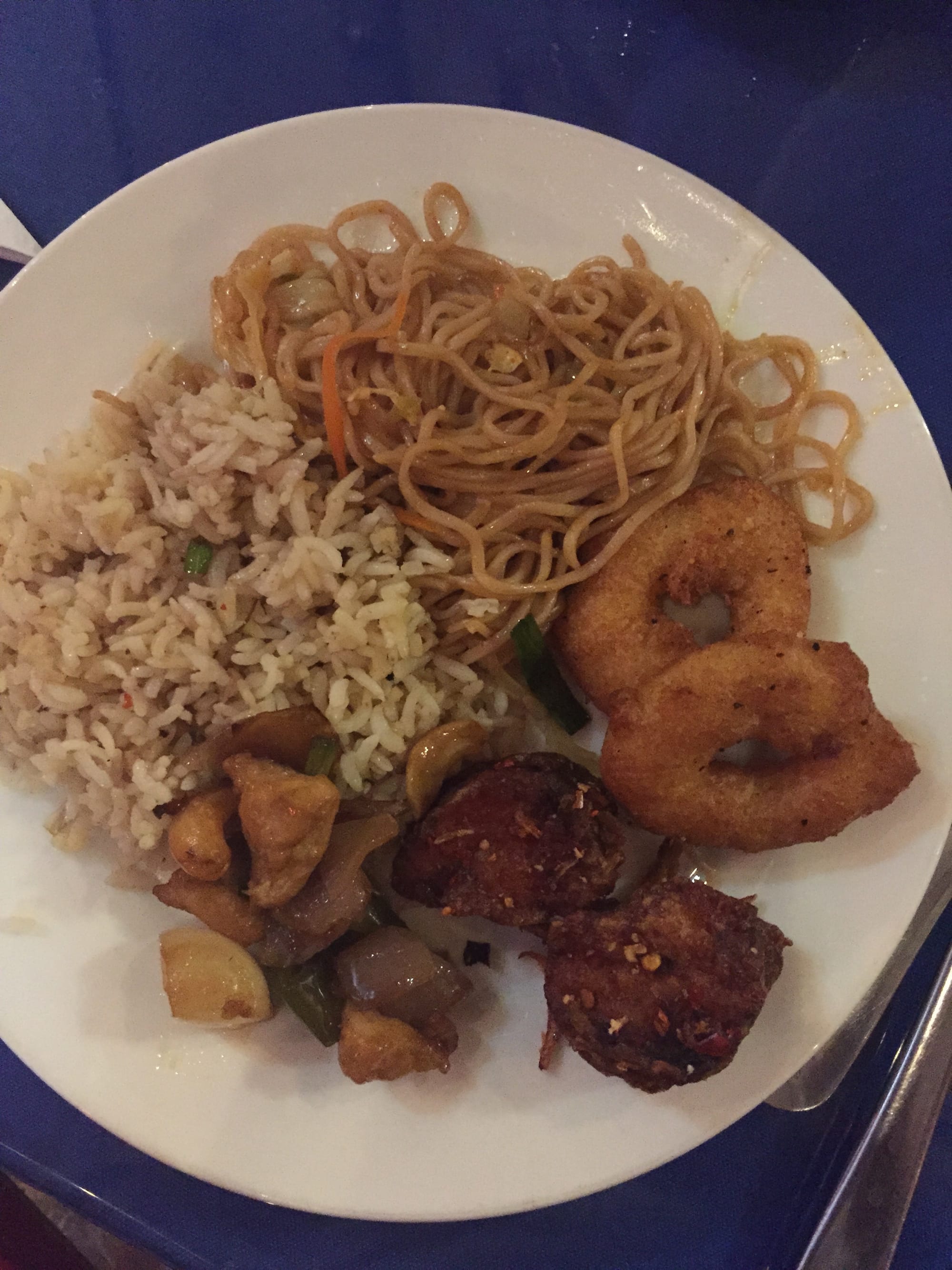 Photo by Author — breakfast at the Hotel Mandalay