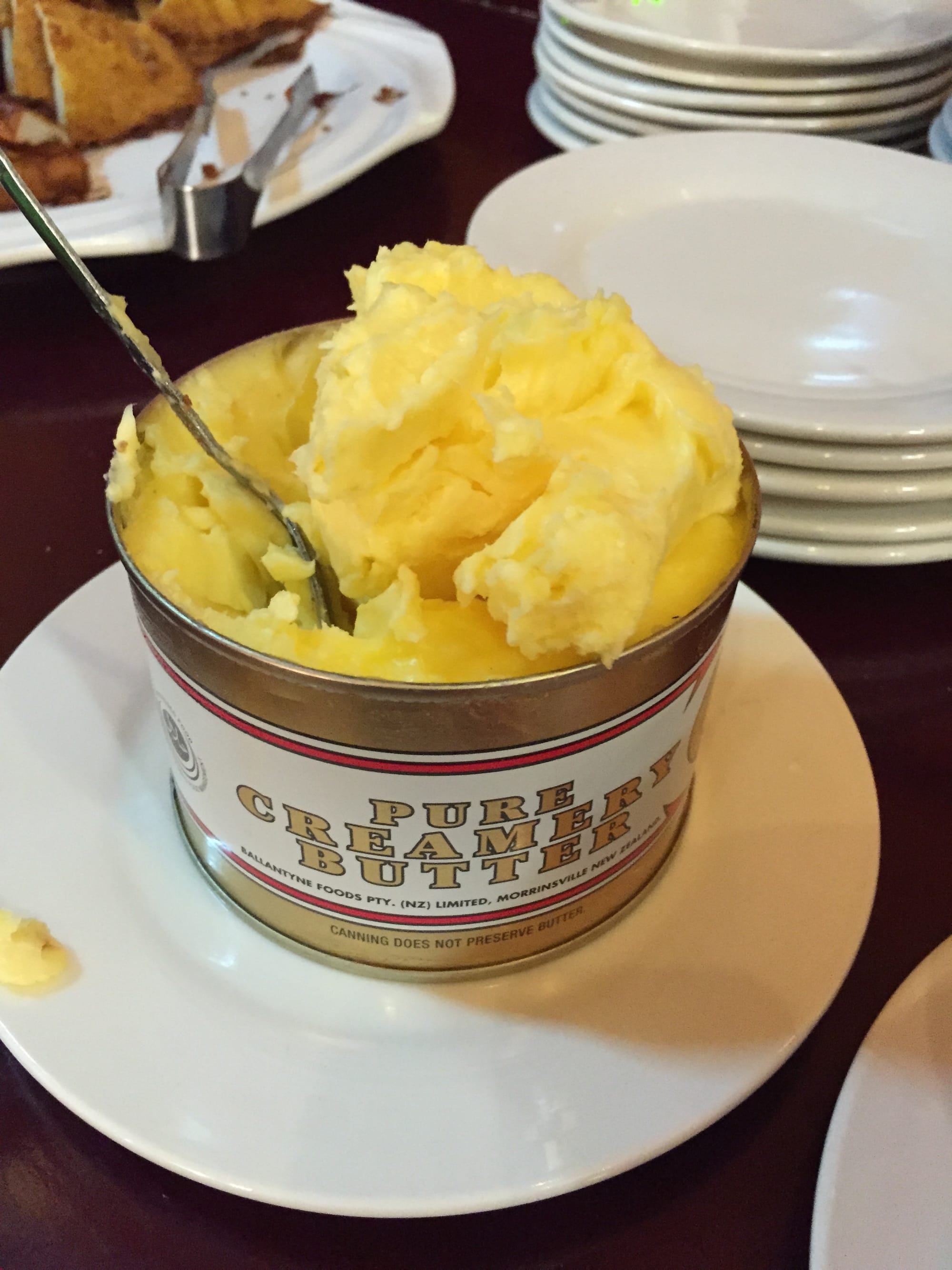 Photo by Author — butter in a can