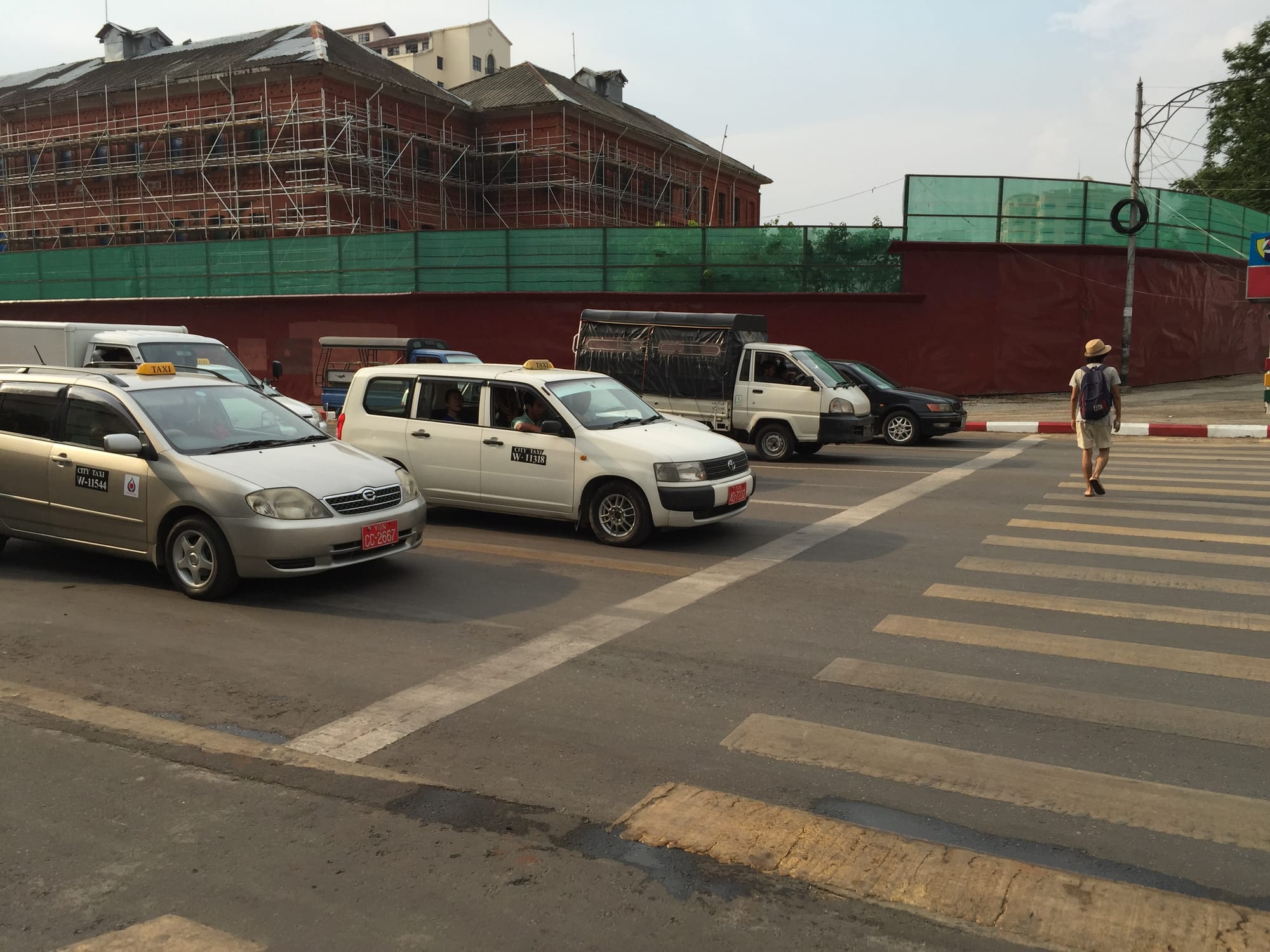 Photo by Author — a street scene in Yangon (Rangoon)