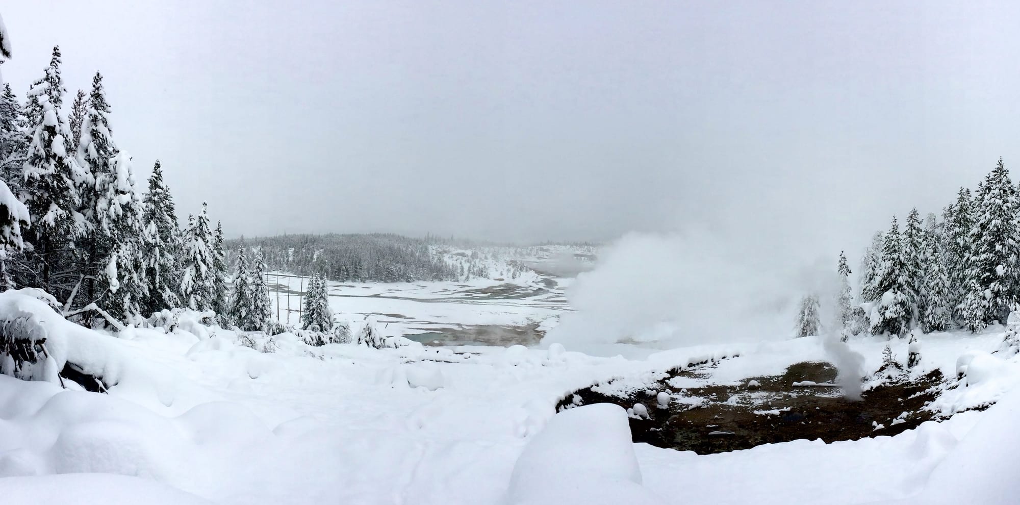 Photo by Author — the view down across the main basin
