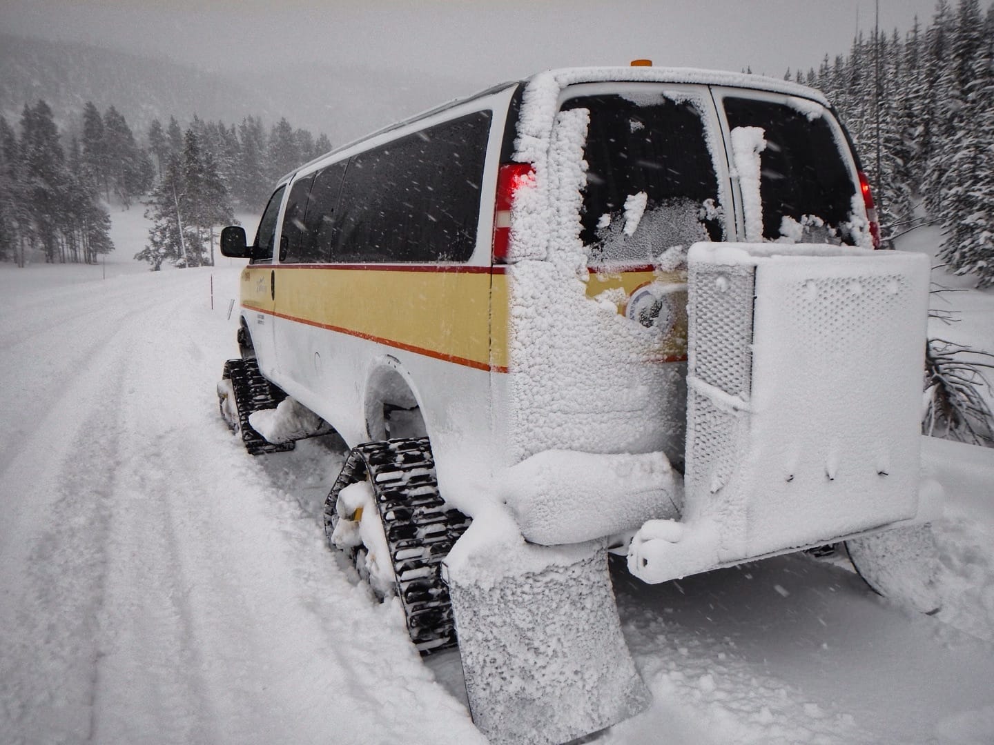 Photo by Author — snow coach