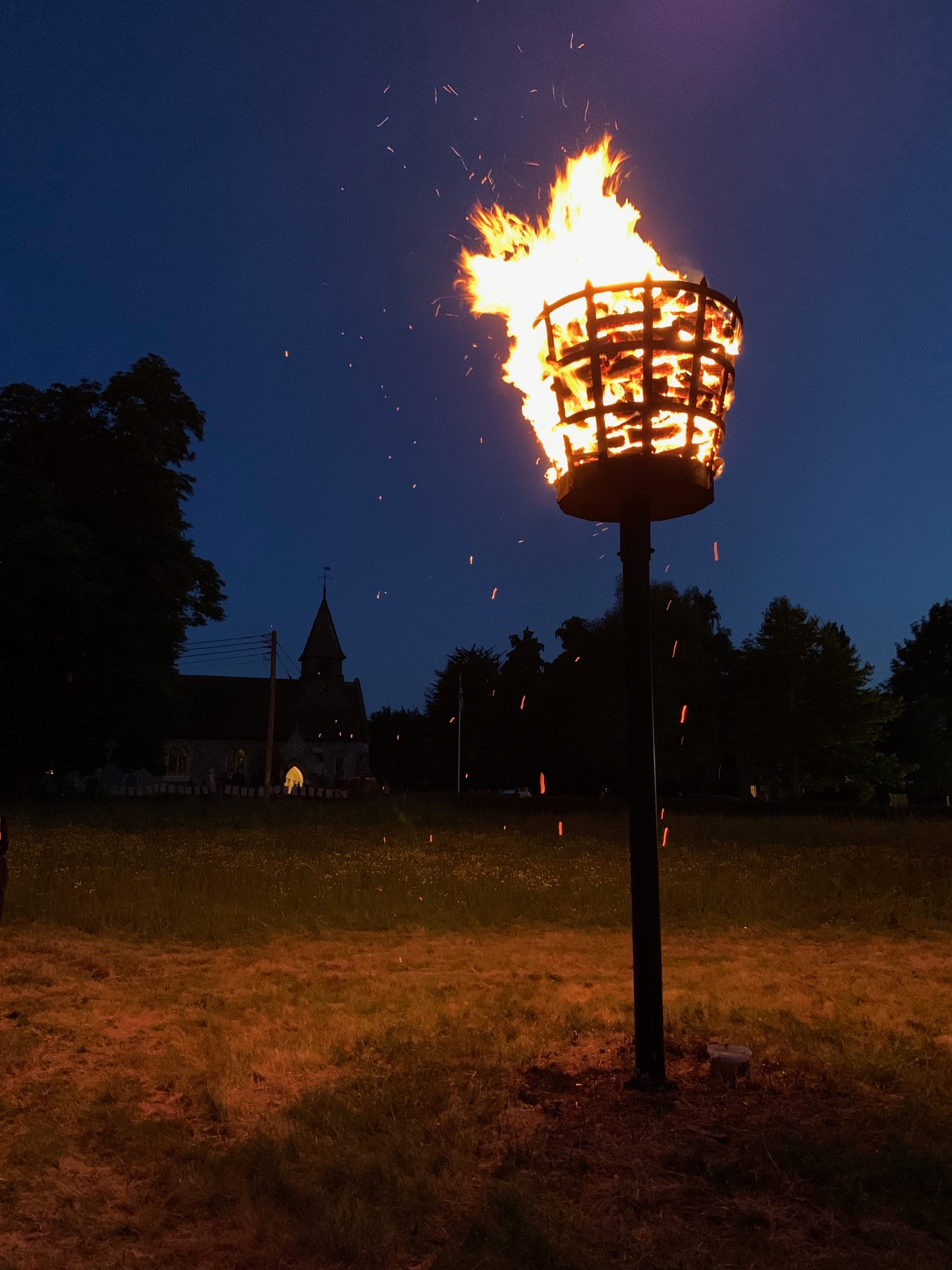 Photo by Author — the lighting of the beacons