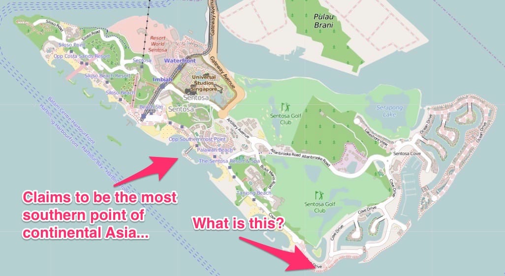 Photo by Author — the most southerly point on Palawan Island