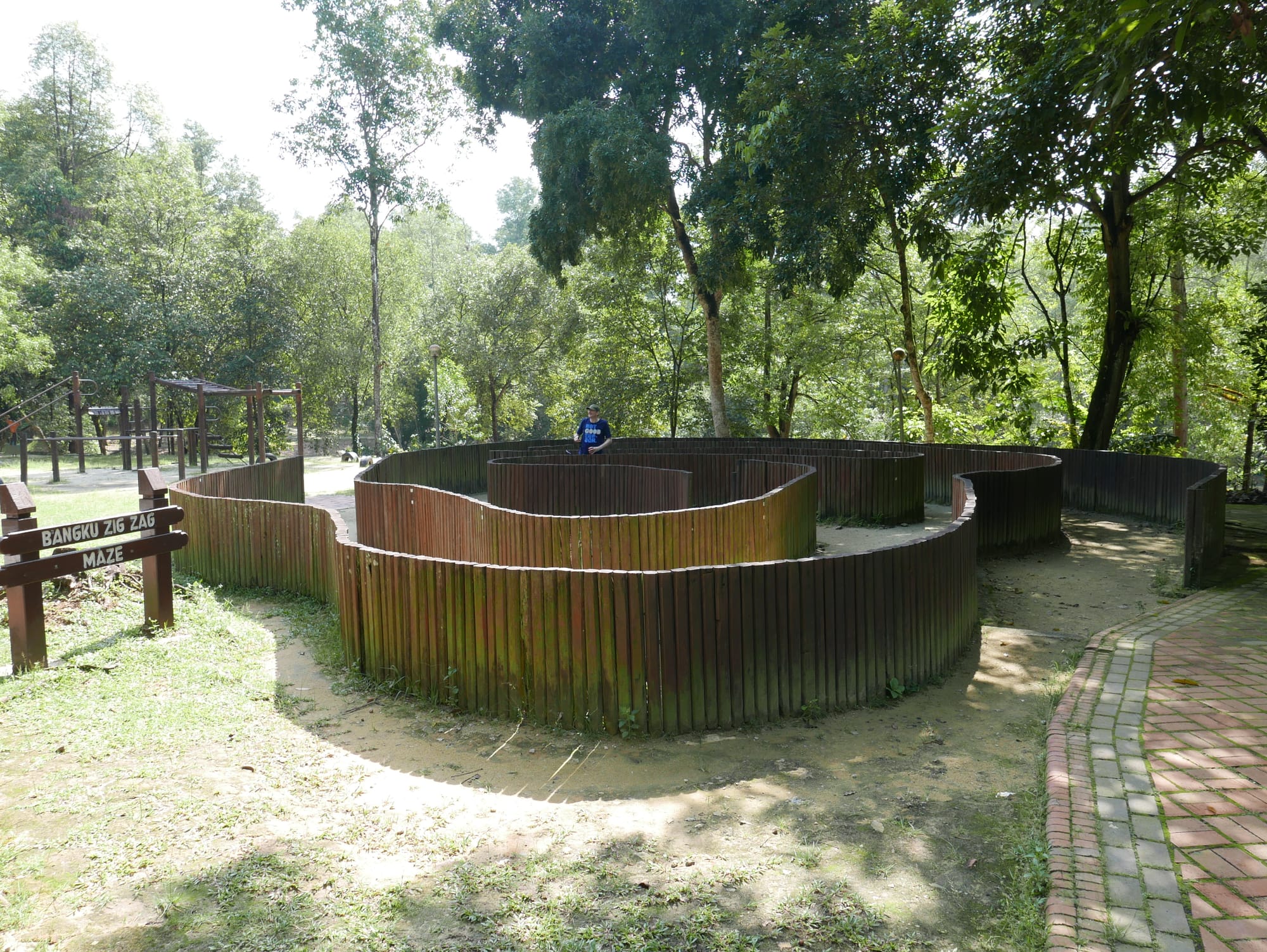 Photo by Author — a maze — Hutan Bandar, Johor Bahru, Johor, Malaysia
