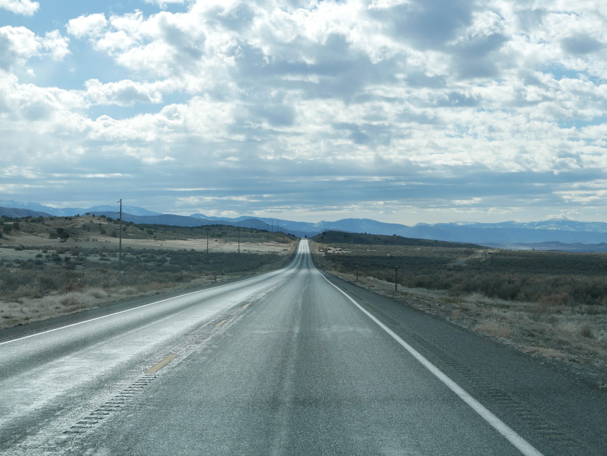 Photo by Author — driving from Park City to Zion National Park